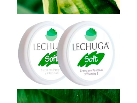 Pack X2 Crema Lechuga Soft Con Pantenol Para La Piel